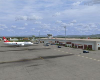 Samsun Carsamba Airport Scenery.