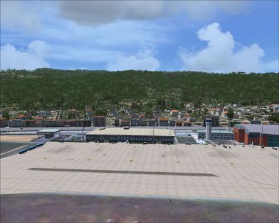 Screenshot of Trabzon Airport Scenery.