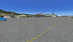 Screenshot of Weed Airport Scenery.