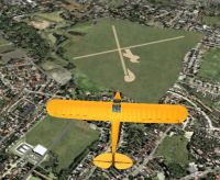 Aerial shot of Aeroclube de Cruz Alta Scenery.