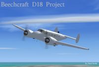 Screenshot of Beechcraft D18 in the air.