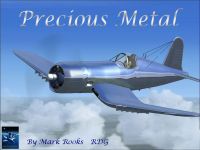 Screenshot of Corsair "Precious Metal" in flight.