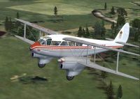 Screenshot of DeHavilland Dh89a Dragon Rapide in flight.