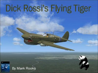 Screenshot of Dick Rossi's AVC Tiger in flight.