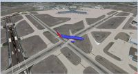 Screenshot of Houston Hobby Airport Scenery.