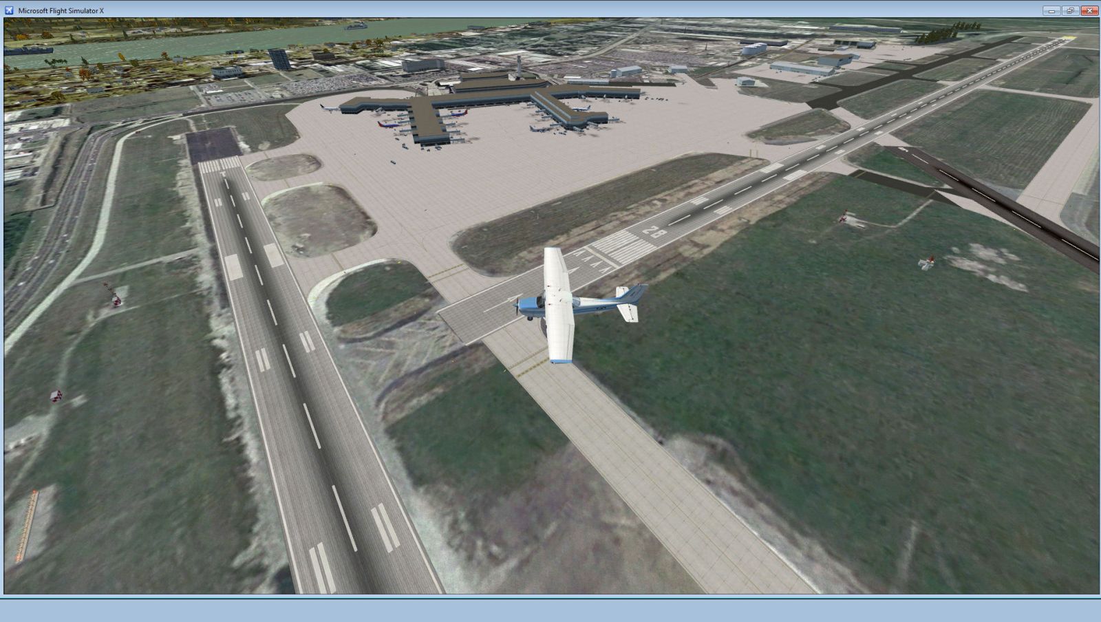 Louis Armstrong New Orleans International Airport Scenery for FSX