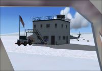 Screenshot of McMurdo Station Scenery.