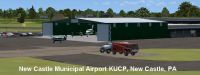 Screenshot of New Castle Municipal Airport Scenery.