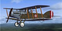 Screenshot of Peruvian Bristol Fighter BF2B in flight.