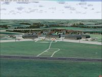 Screenshot of RAF Coltishall Scenery.