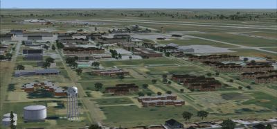 Screenshot of Sheppard Air Force Base Scenery.