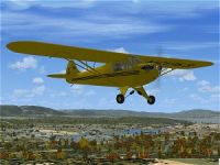 Screenshot of Taylor J-2 Cub in flight.