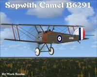 Screenshot of Sopwith Camel B6291 in flight.