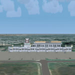 Screenshot of Zia Shahjalal International Airport.