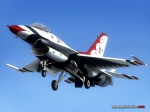 Thunder Bird F-16C Ready to Land