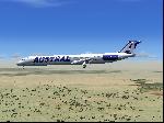 MD-83 on approach