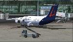RJ100 Avroliner Coming in at gate 160 at EBBR