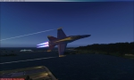 F18 super Hornet fly-by