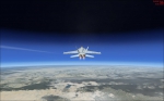 F-18 Hornet in 77800 ft