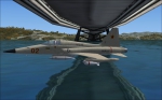 F-5 under bridge