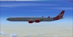 Virgin A340 enrte SYD-HKG over Australia