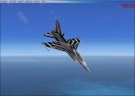 F16 high in the sky