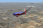 Southwest Boeing 737 just after take off out of Dallas Love enroute to Chicago/Midway