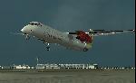 Dash 8-Q400 on Landing