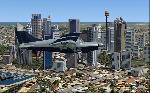 Maule flying over Sydney