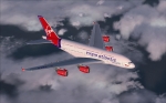 Virgin Atlantic Airbus A380-800 in flight