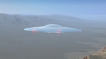 UFO spotted in Flight Simulator