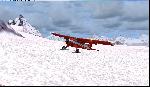 Landing on Glacier Theodul