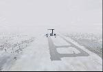 Blizzard landing
