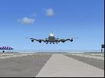 Landing UPS 747