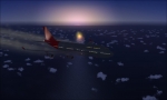 747 Sunset in The Pacific