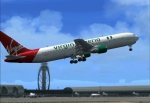 Virgin Nigeria Boeing 767 Departing Dubai