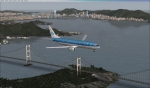 klm 737 over Hong kong