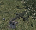 B-25 Flying over Limerick Nuclear Plant
