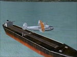 B-314 Flying Over Oil Tanker