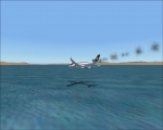 A340 crashing into the red sea