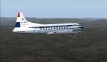 KLM Convair 340 over mountains of Tennessee