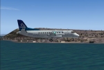 Saab landing in Wellington