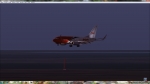 Boeing 737-700 TNT on final approach