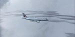 Embraer 170 Air Canada approaching Seattle