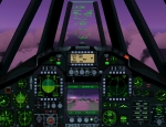 Nighthawk Cockpit At Dusk