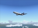 Dc-10 in the clouds