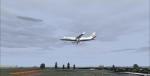 Embraer 170 Air Canada cross wind landing at Seattle