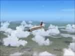 Vintage il62 in flight