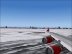 Virgin Atlantic 747 slowing down