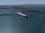 Vickers Viscount 700 out of KBFI (Boeing Field) on the way to Whidbay